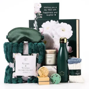 . elegant spa gift basket for women – luxury self care set