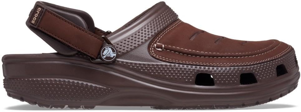 Crocs Men's Yukon Vista II LiteRide Clogs with vegan faux leather uppers and lightweight foam insoles, perfect for men in the United Kingdom.