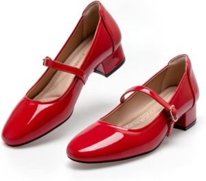 Hingswink White Mary Jane Pumps UK