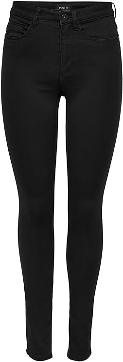 ONLY Women's Royal High Skinny Jeans in classic blue denim – high-waist skinny jeans for women in the United Kingdom