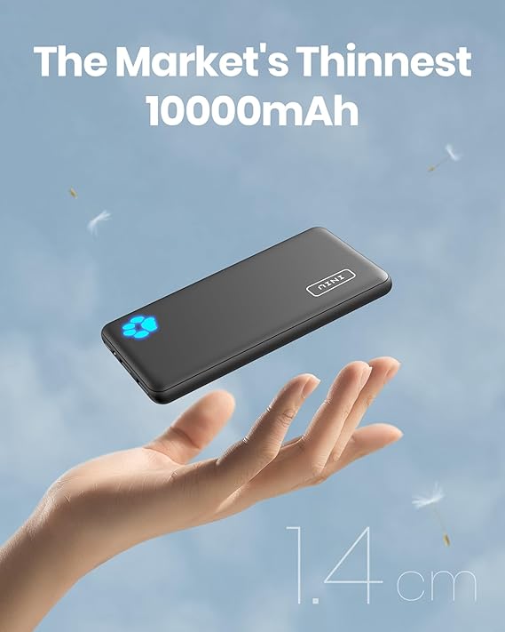 INIU 10000mAh Slim Power Bank UK – Portable Fast Charger - Image 2
