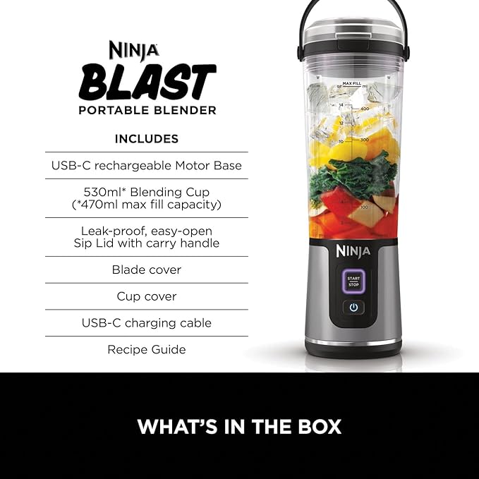 Ninja Blast Portable Blender UK - Image 8