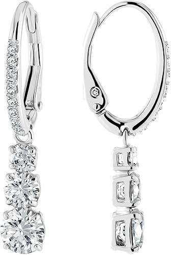 Swarovski Stilla Drop Earrings UK - Image 2