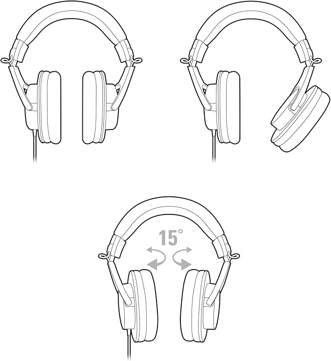 Audio-Technica ATH-M20X Headphones UK – Over-Ear Studio - Image 4