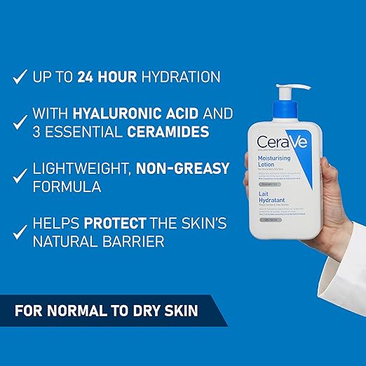 CeraVe Moisturising Lotion for Face & Body UK - Image 2
