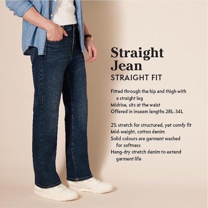 Amazon Essentials Straight-Fit Jeans UK - Image 2