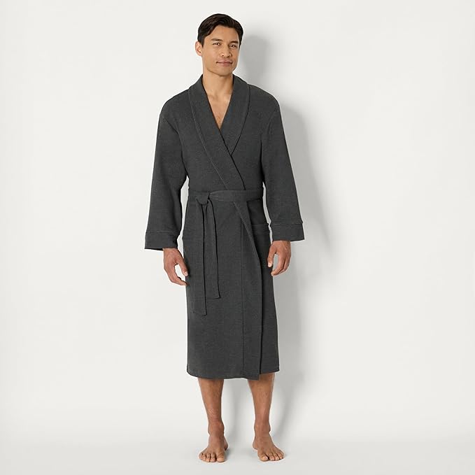 Amazon Essentials Waffle Bathrobe UK - Image 6