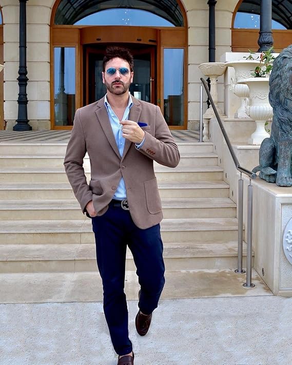 PJ Paul Jones Casual Knit Blazer UK - Image 5