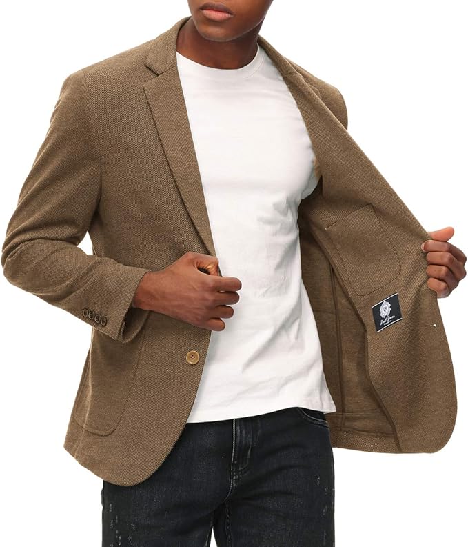 PJ Paul Jones Casual Knit Blazer UK - Image 2