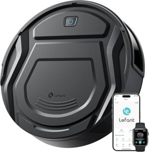 Lefant M210P Robot Vacuum Cleaner Black – Powerful smart vacuum for pet hair and hard floors in the United Kingdom