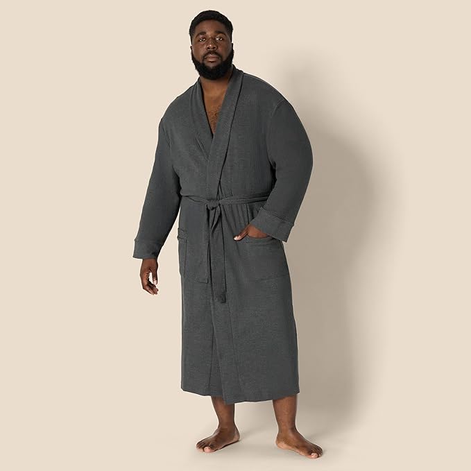 Amazon Essentials Waffle Bathrobe UK - Image 4