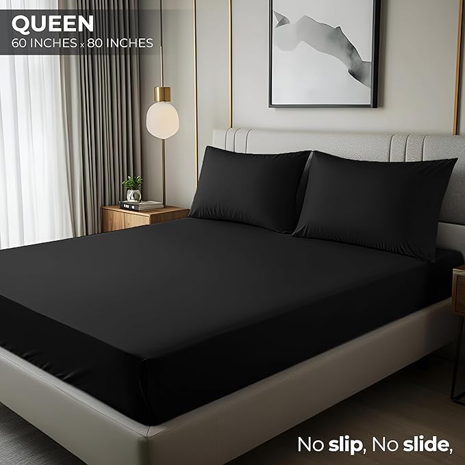 Utopia Bedding Queen Fitted Sheet UK - Image 3