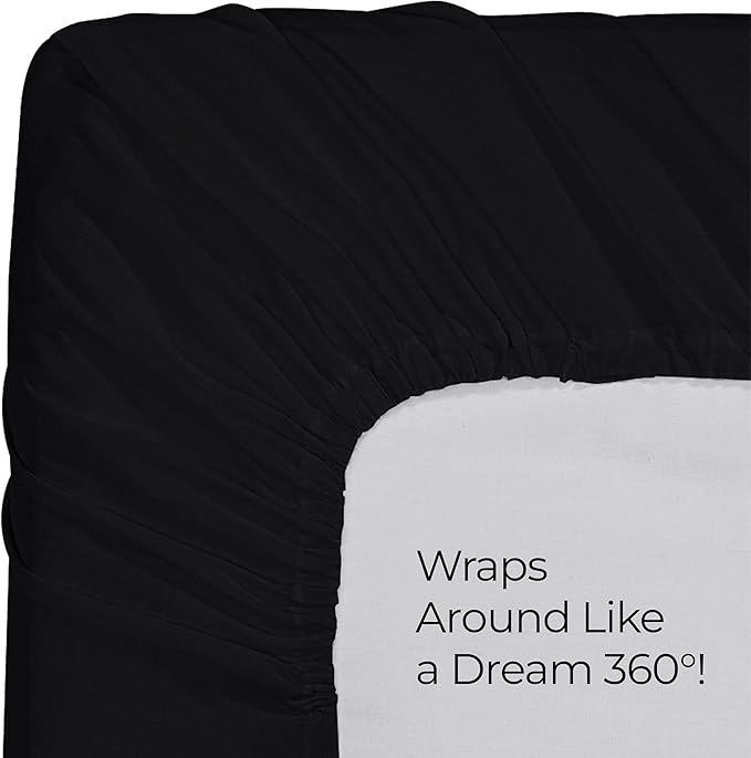 Utopia Bedding Queen Fitted Sheet UK - Image 2