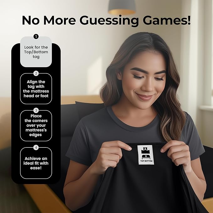 Utopia Bedding Queen Fitted Sheet UK - Image 6